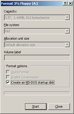 Undelete files by UNERASER. Windows Format Startup Disk Screen