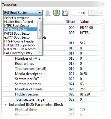 Enhanced template view