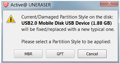 How to fix damaged Master Boot Record (MBR) or GUID Partition Table (GPT)